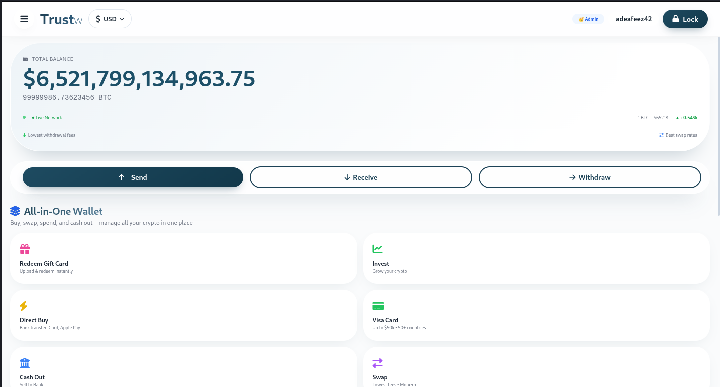 TrustW screenshot